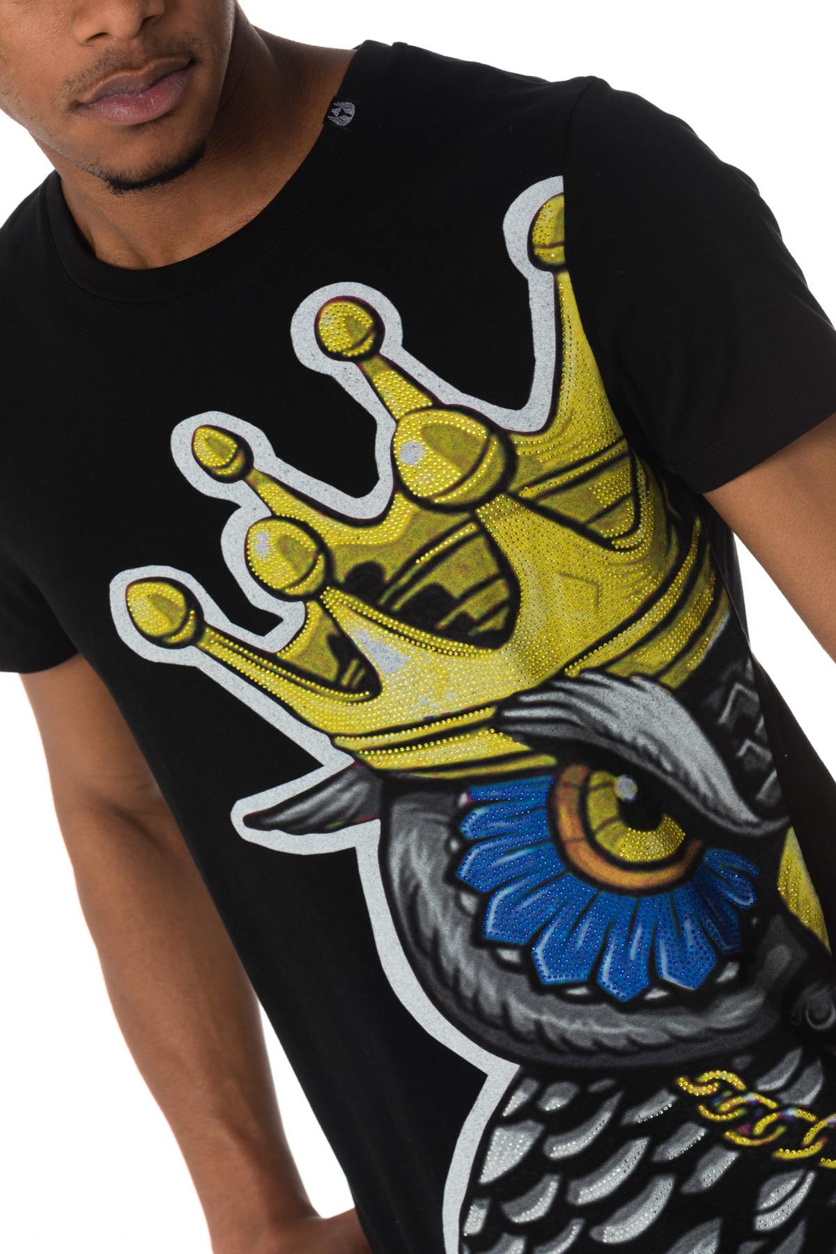 Black king print t-shirt - Image n°4