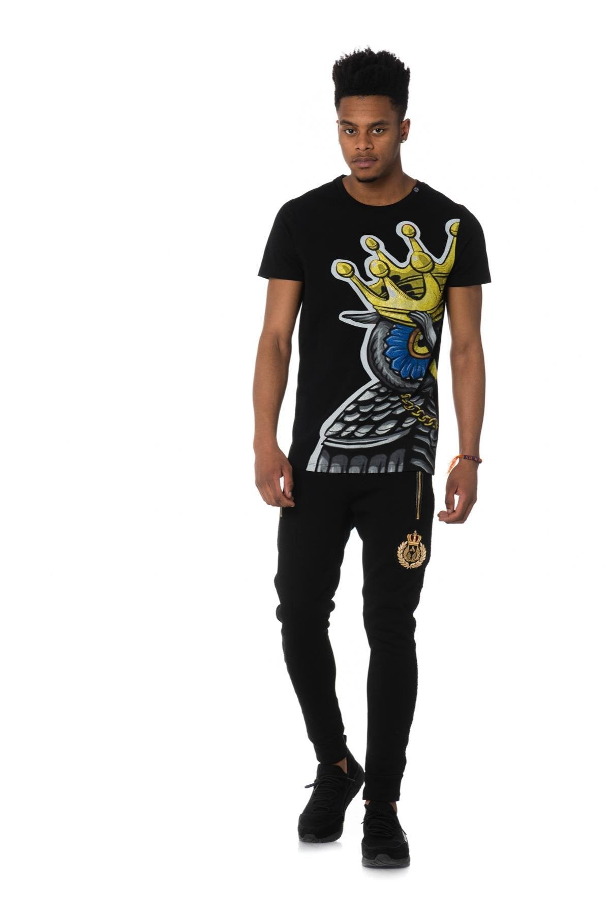 Black king print t-shirt - Image n°2