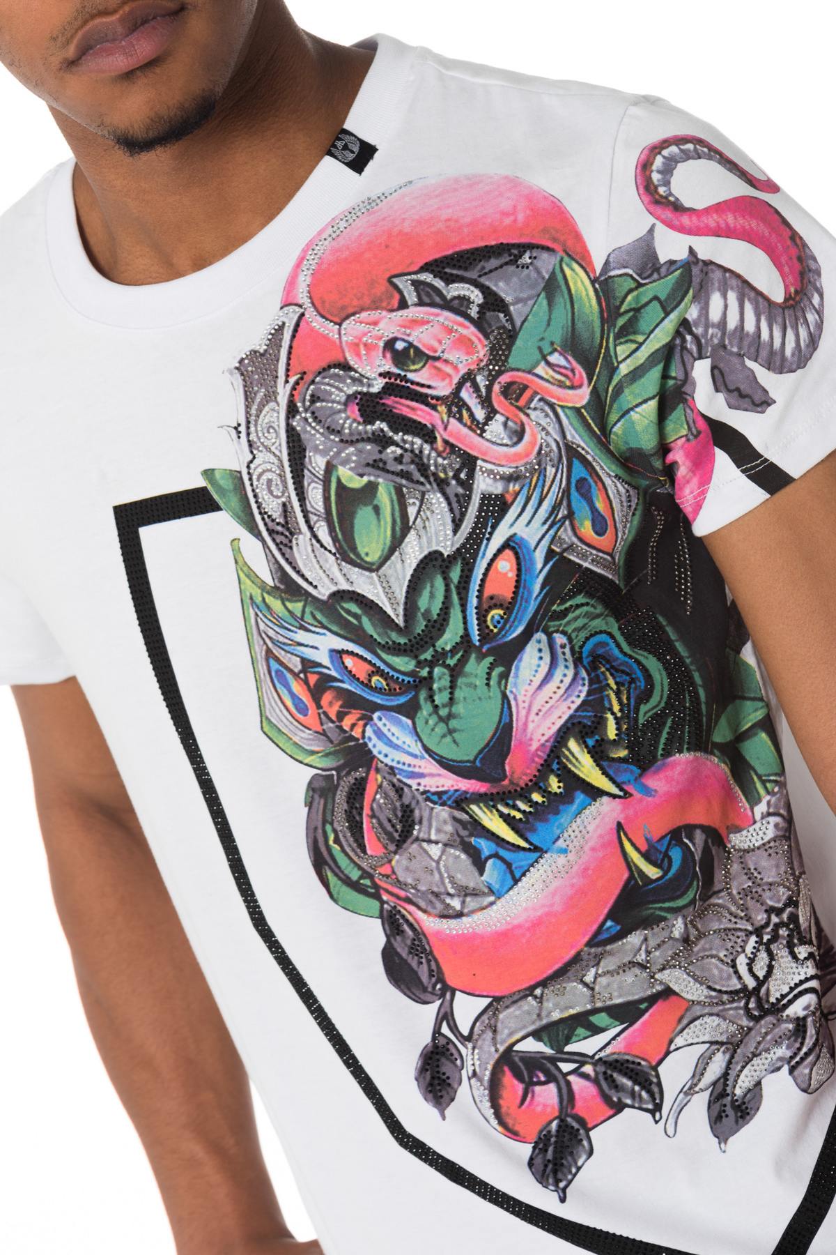 White Chinese dragon t-shirt - Image n°5