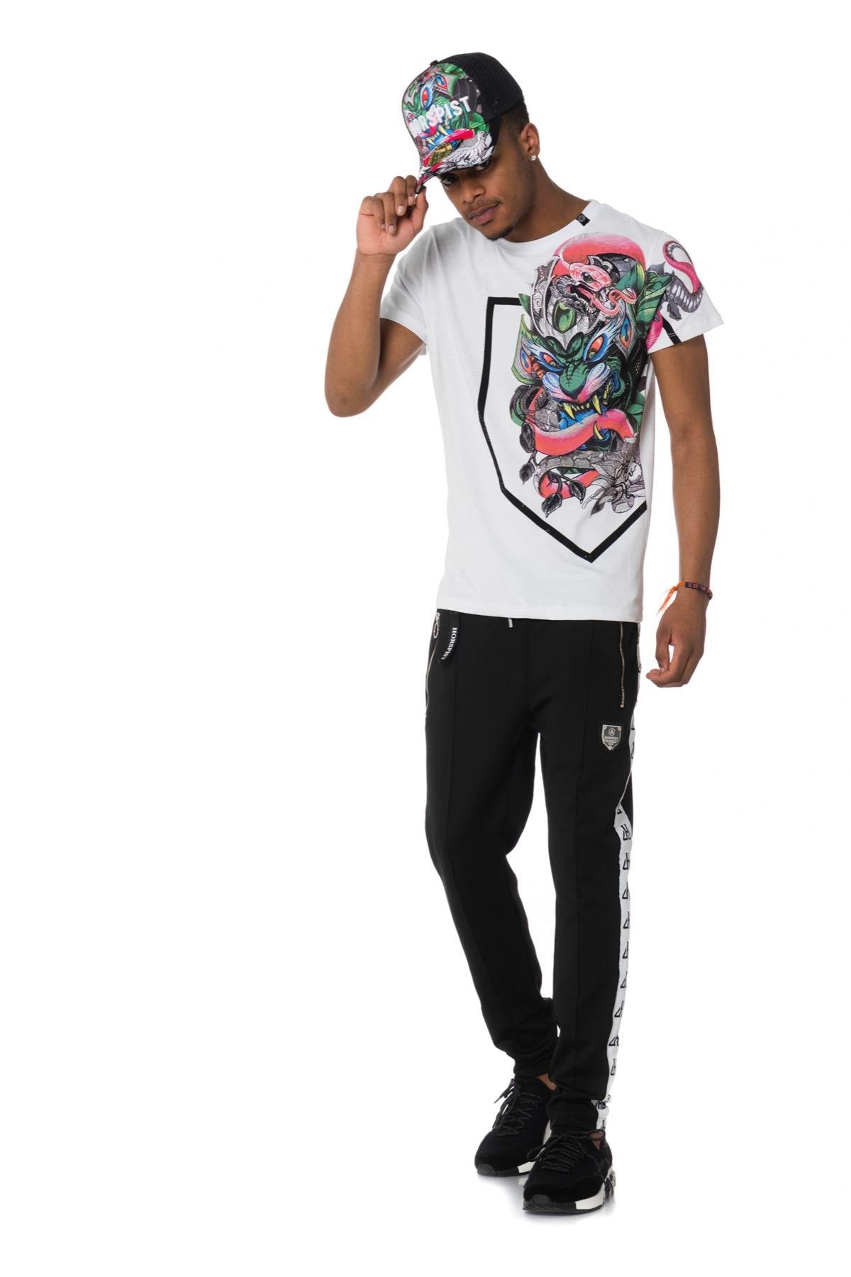 White Chinese dragon t-shirt - Image n°2