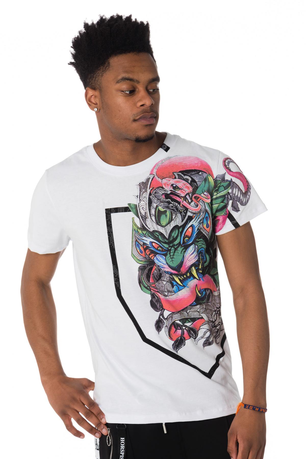 White Chinese dragon t-shirt - Image n°1