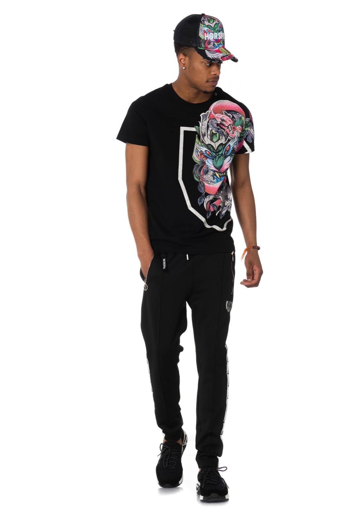 Black Chinese dragon t-shirt - Image n°2