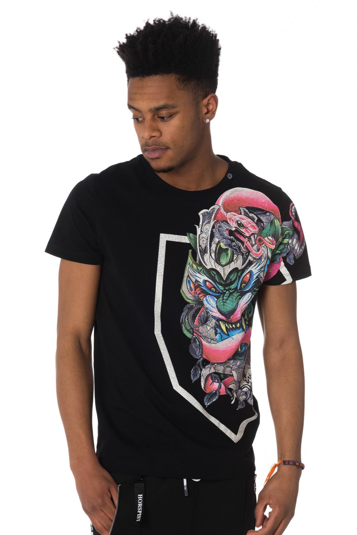 Black Chinese dragon t-shirt - Image n°1