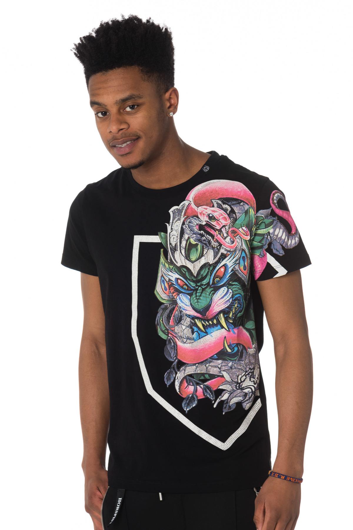 Black Chinese dragon t-shirt - Image n°3