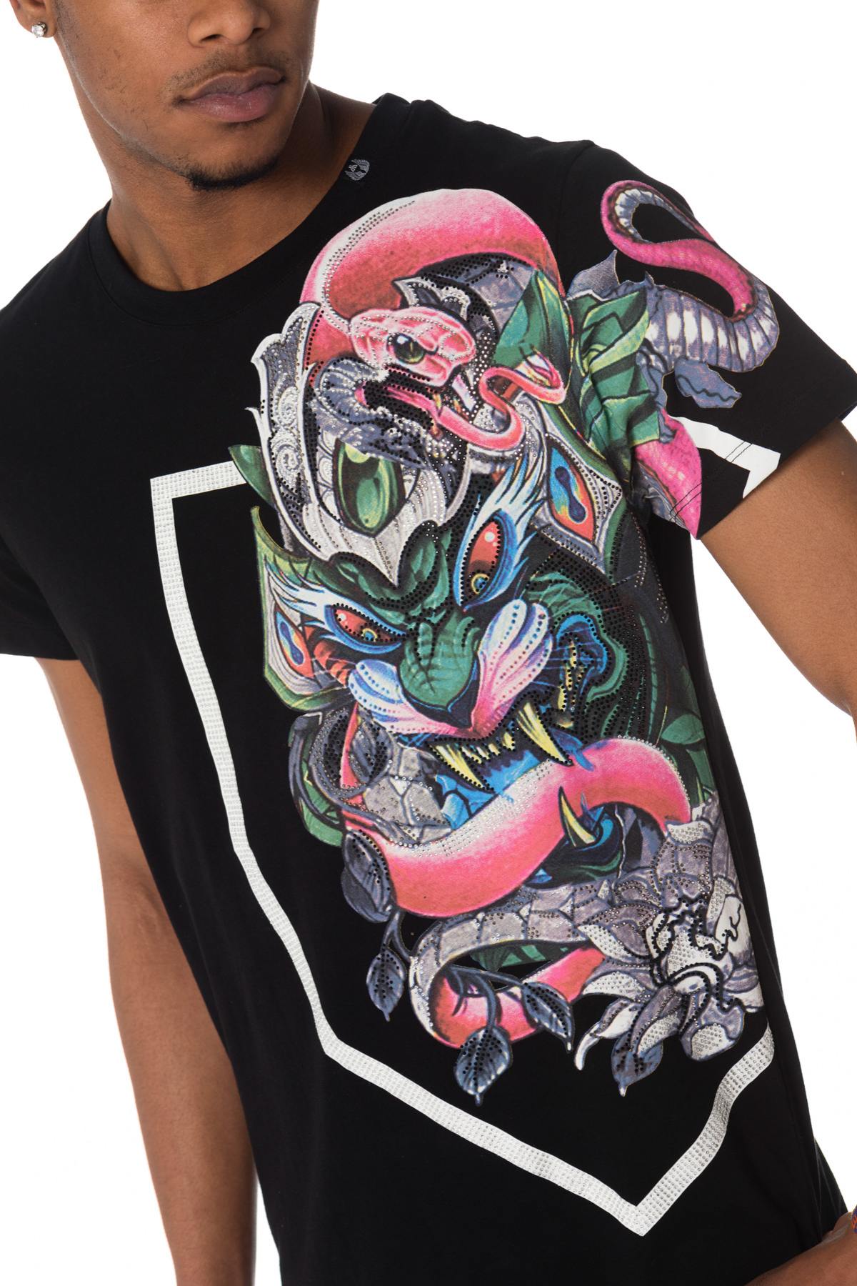 Black Chinese dragon t-shirt - Image n°5