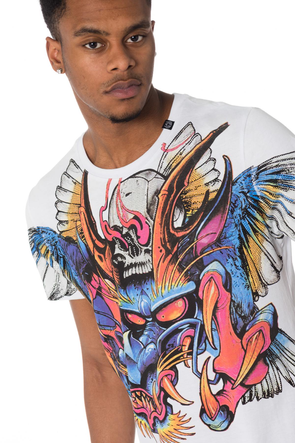 Men's white dragon t-shirt - Image n°5