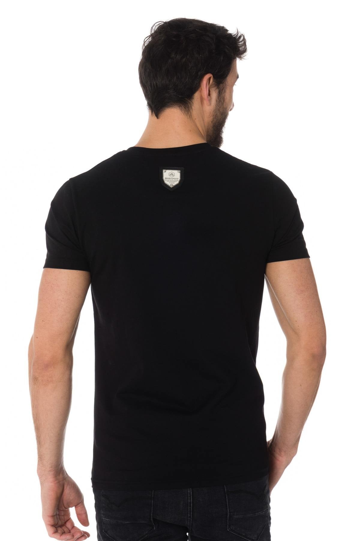 Black beetle print T-shirt - Image n°2