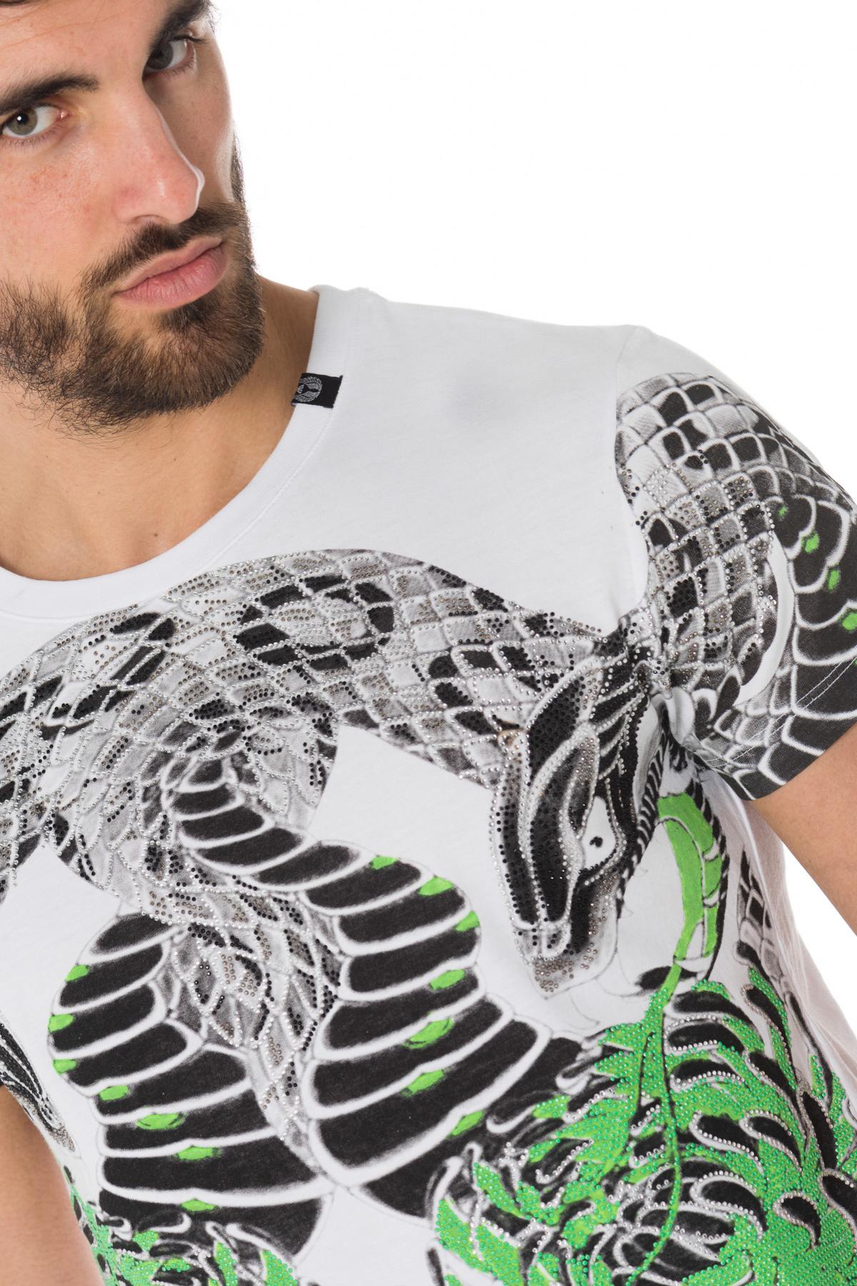 White python print t-shirt - Image n°5