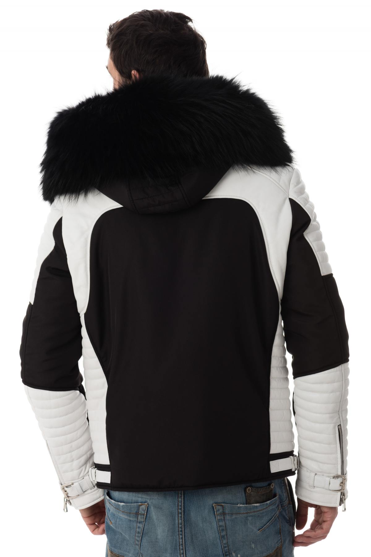 Horspist bi-material down jacket - Image n°7