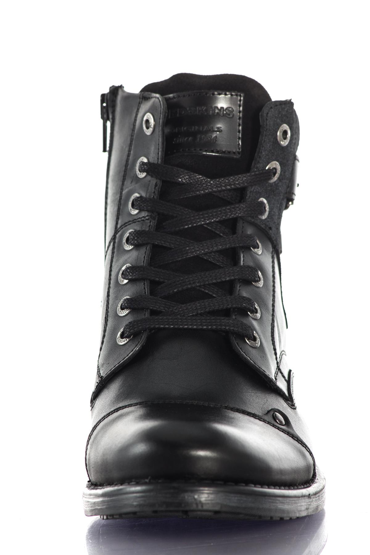 Men's black leather boots - Image n°6