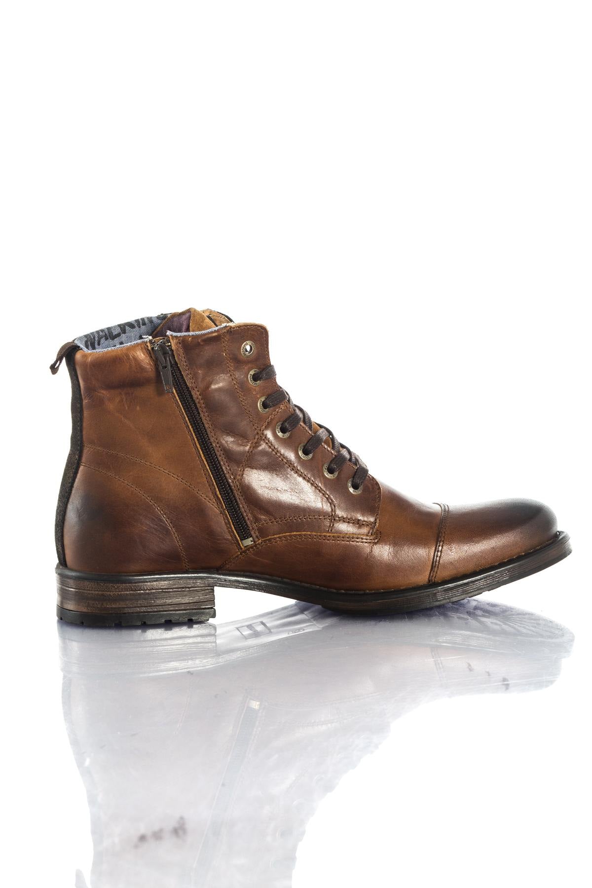 Men's cognac Redskins boots - Image n°3