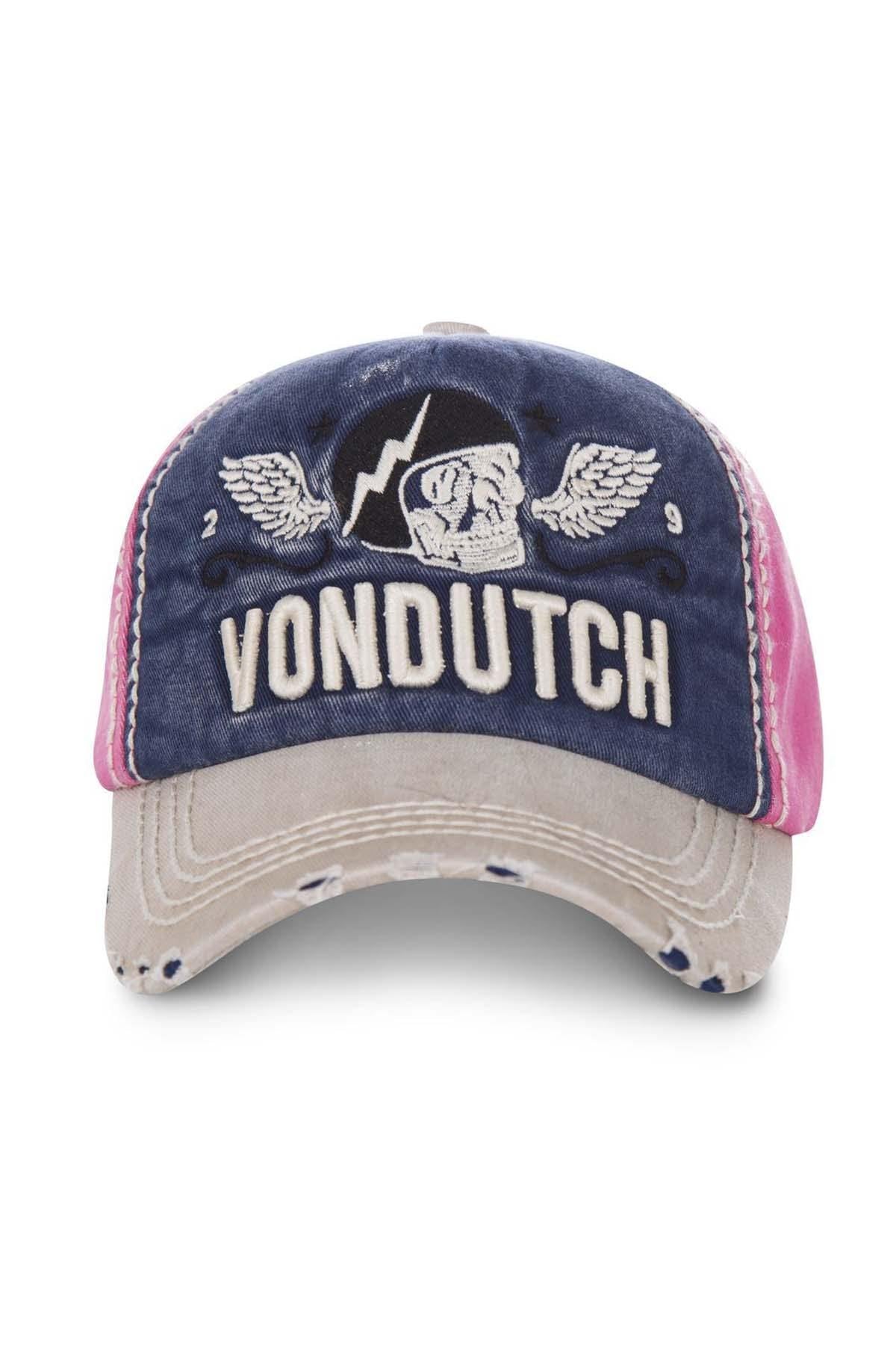 Von Dutch mixed cap blue/pink/beige - Image n°3