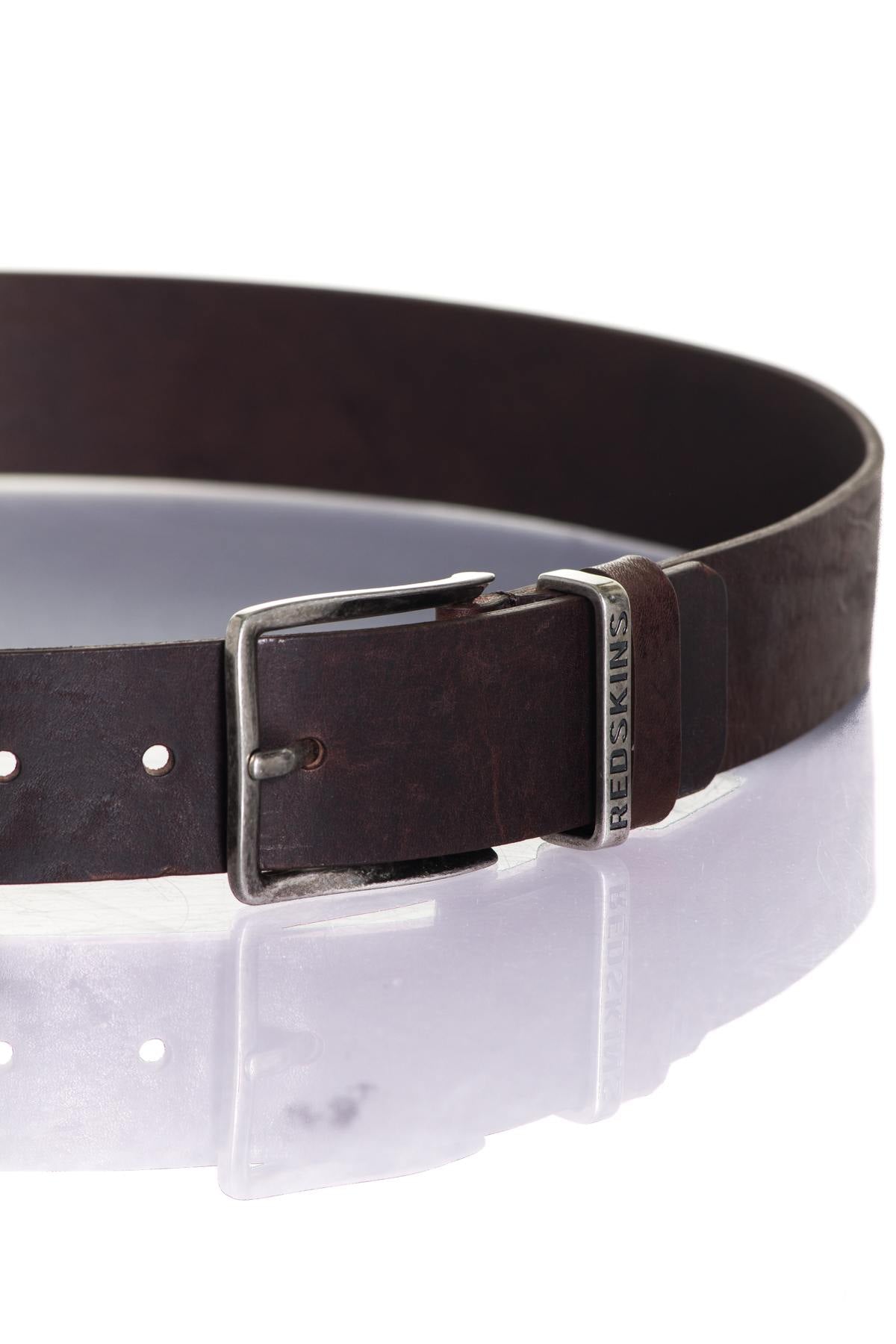 Redskins men's brown belt - Image n°3