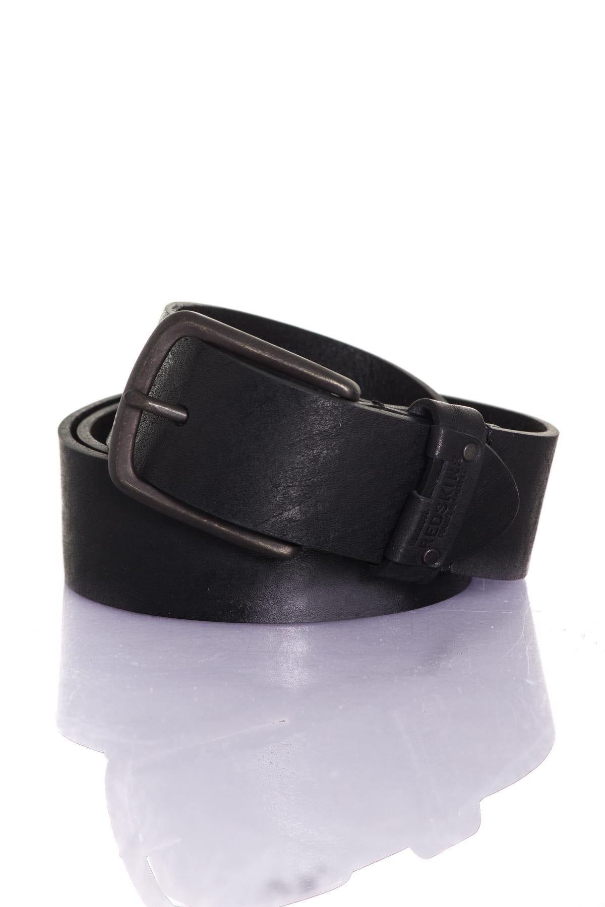 Redskins Black Leather Belt - Image n°2