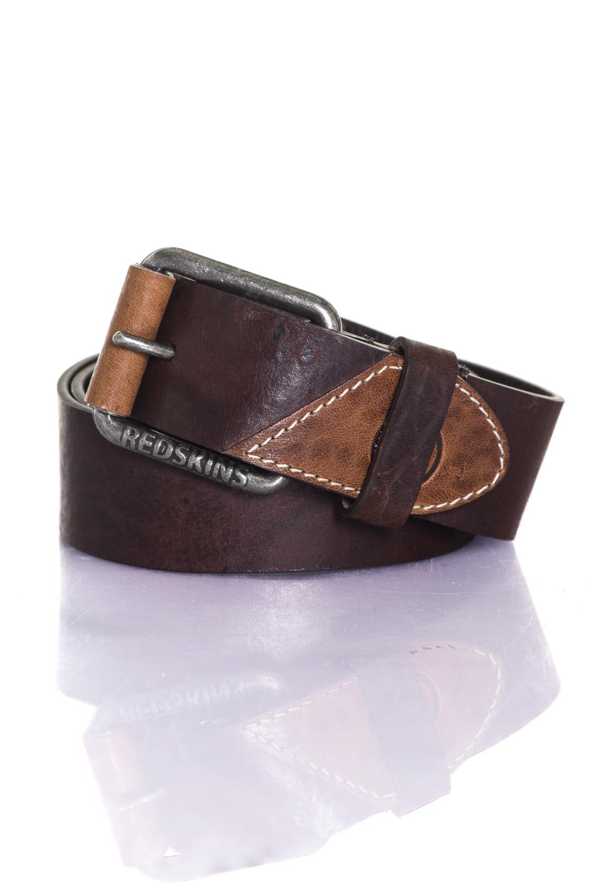  Redskins men's brown belt - Image n°1