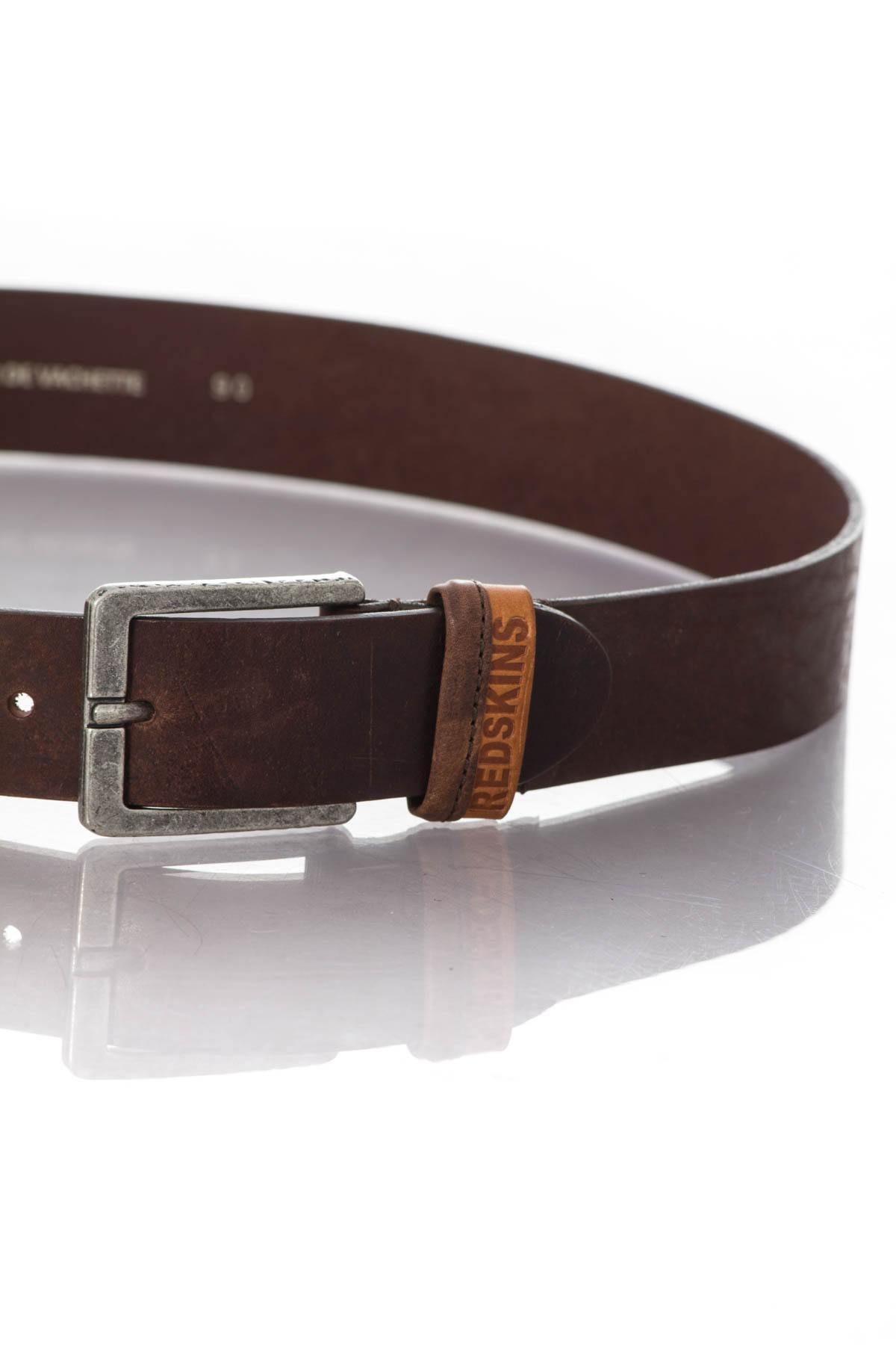 Redskins men's brown belt - Image n°2