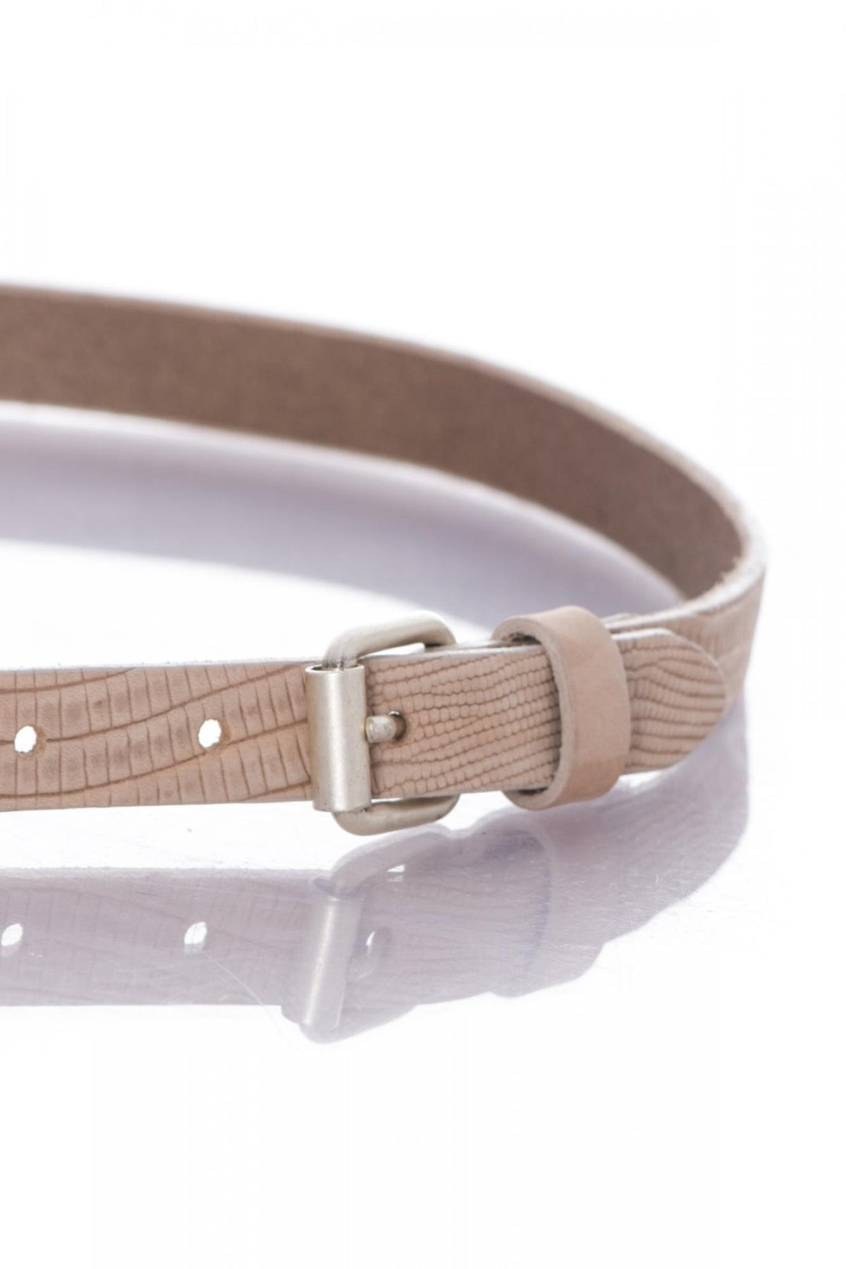 Thin and feminine leather belt - Image n°2