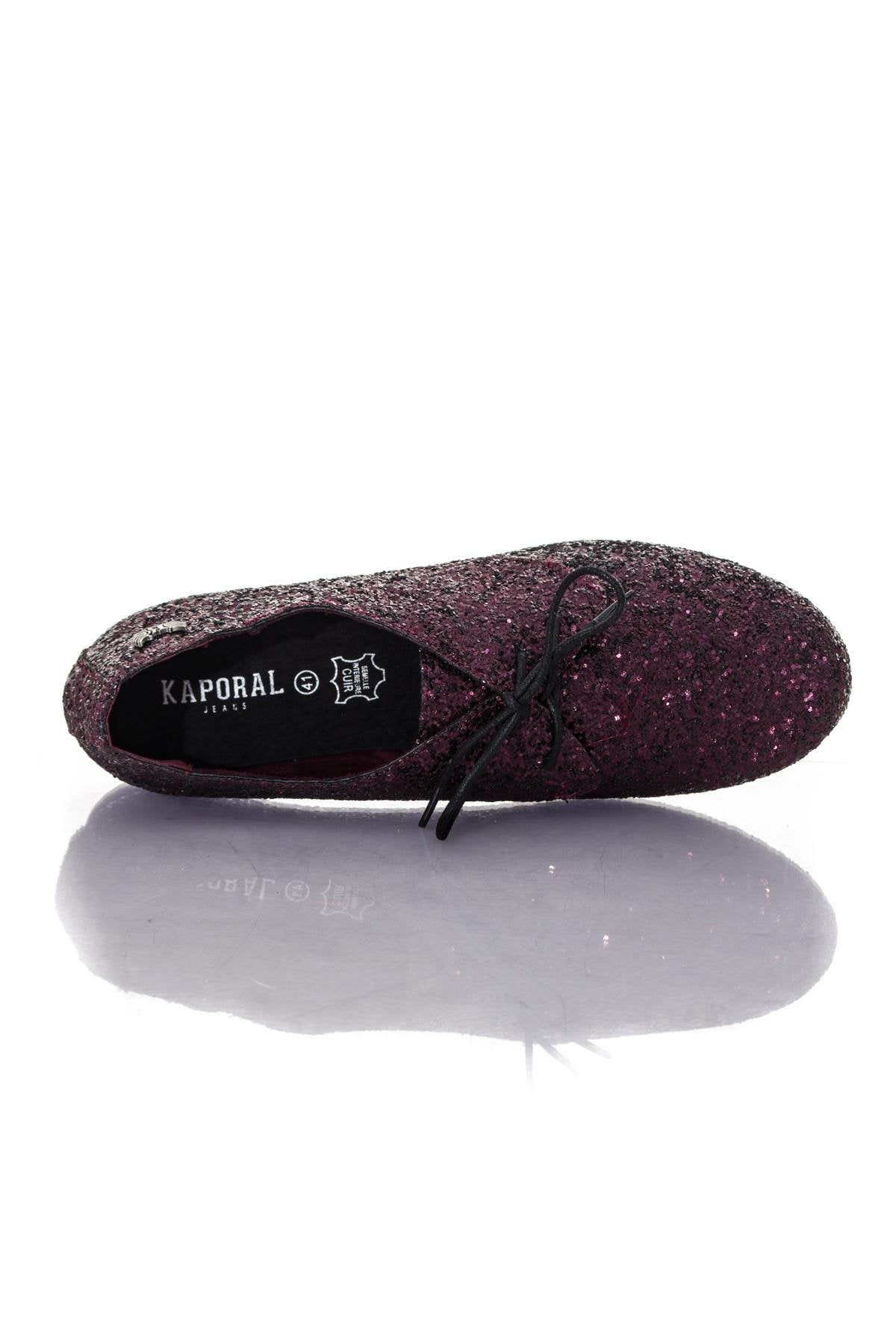 Women's shoes with purple sequins - Image n°3