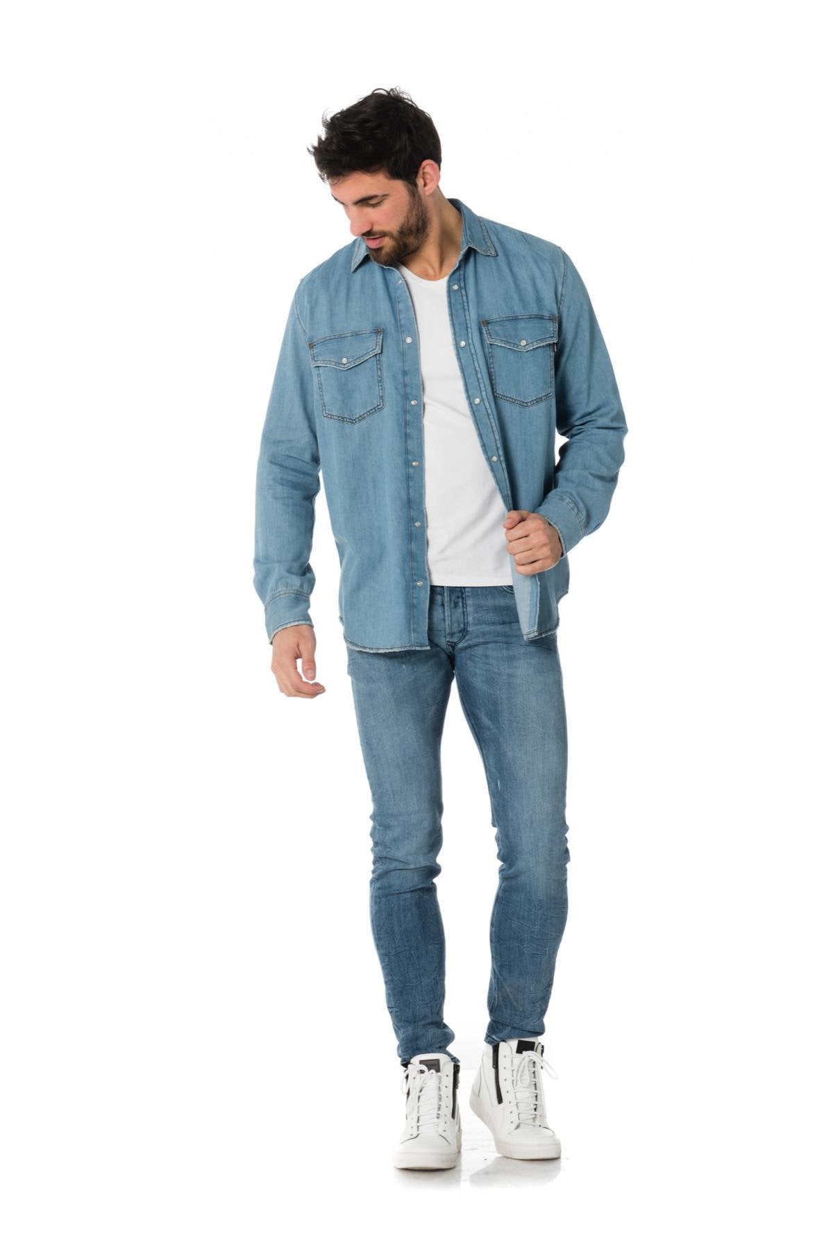 Diesel men's denim shirt - Image n°2