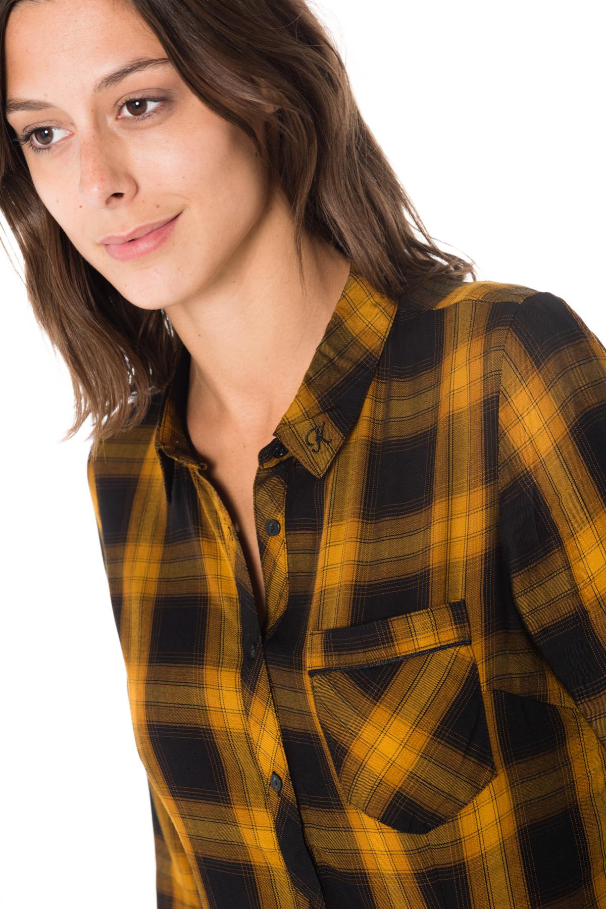 Honey check shirt - Image n°5