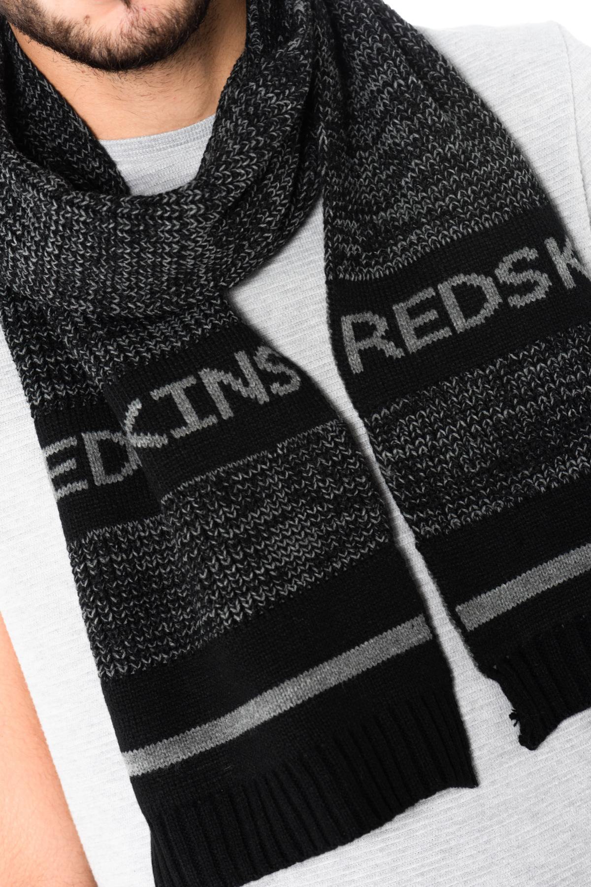 Redskins men's black and gray scarf - Image n°2