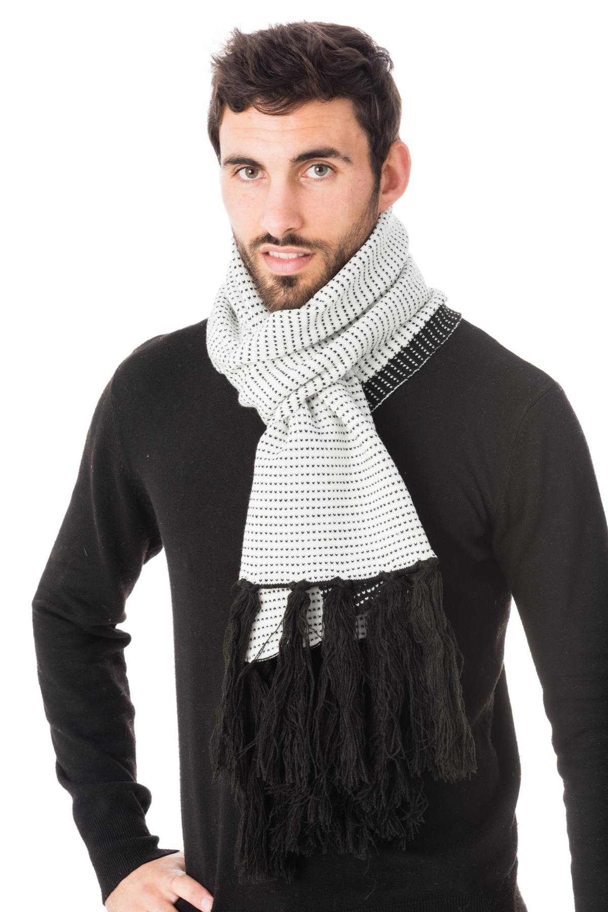 Men's scarf with fringes - Image n°2