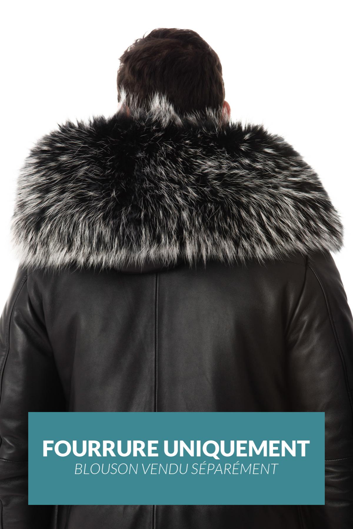 Horspist gray raccoon fur - Image n°1