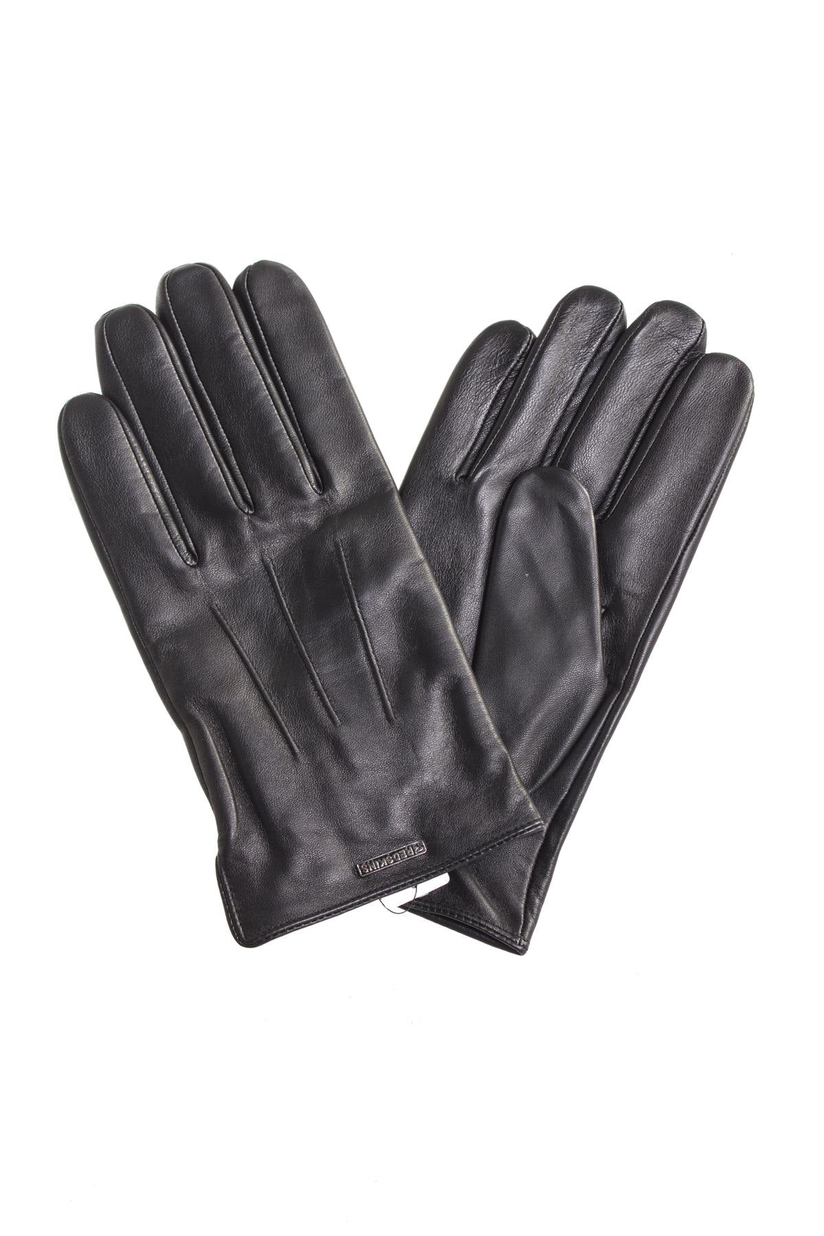 Redskins men's black lambskin gloves - Image n°2