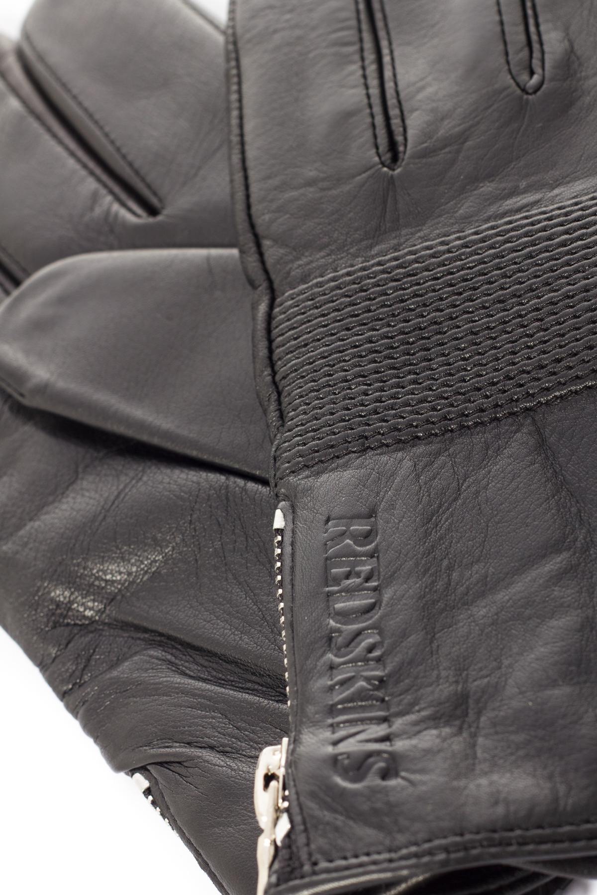 Men's black lambskin gloves - Image n°2