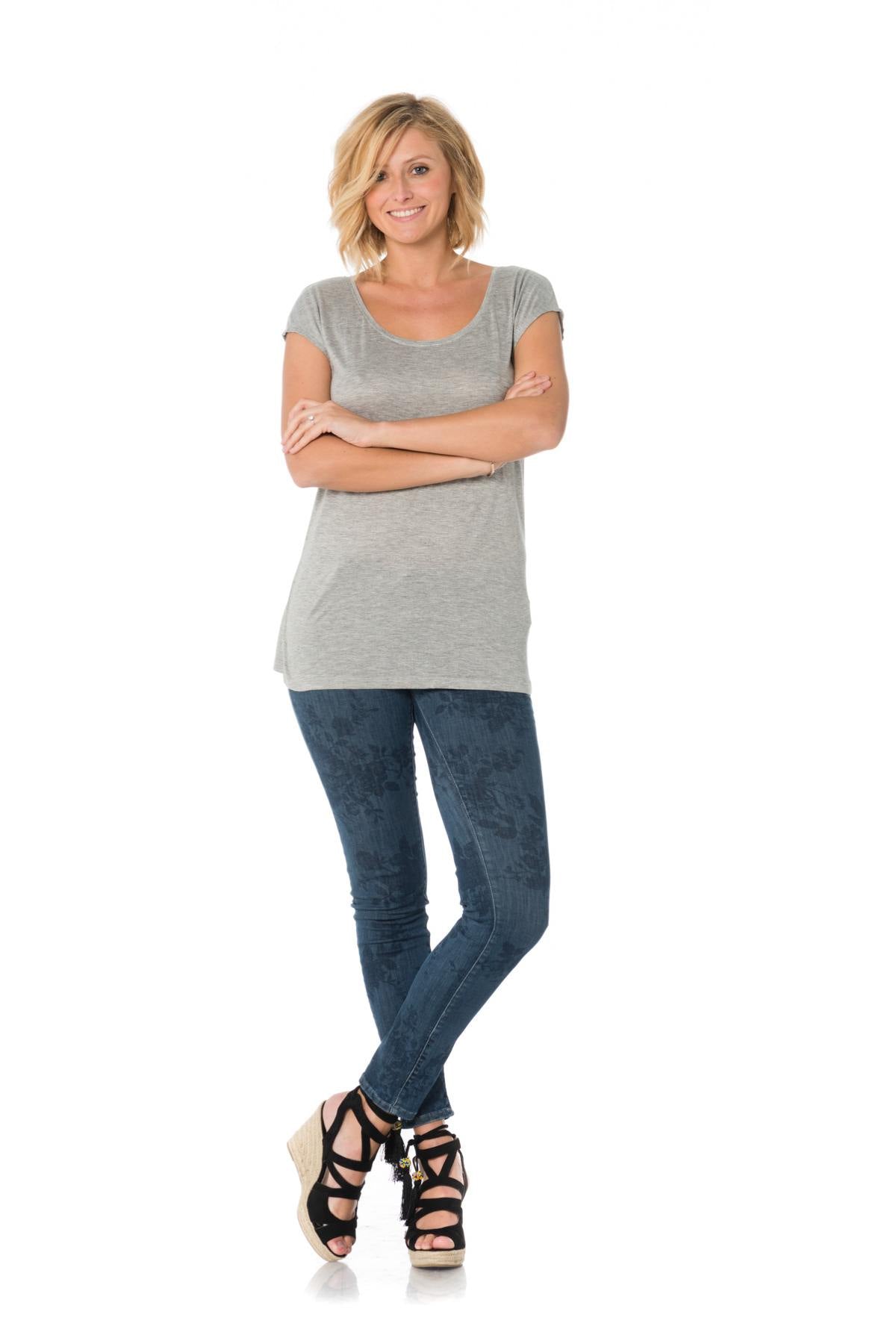 Women's push up jeans with patterns - Image n°3