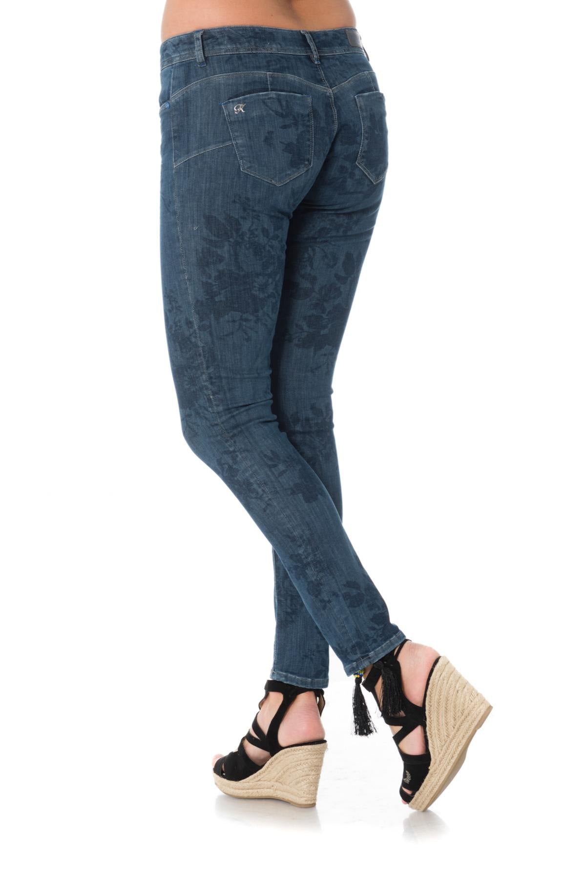 Women's push up jeans with patterns - Image n°2