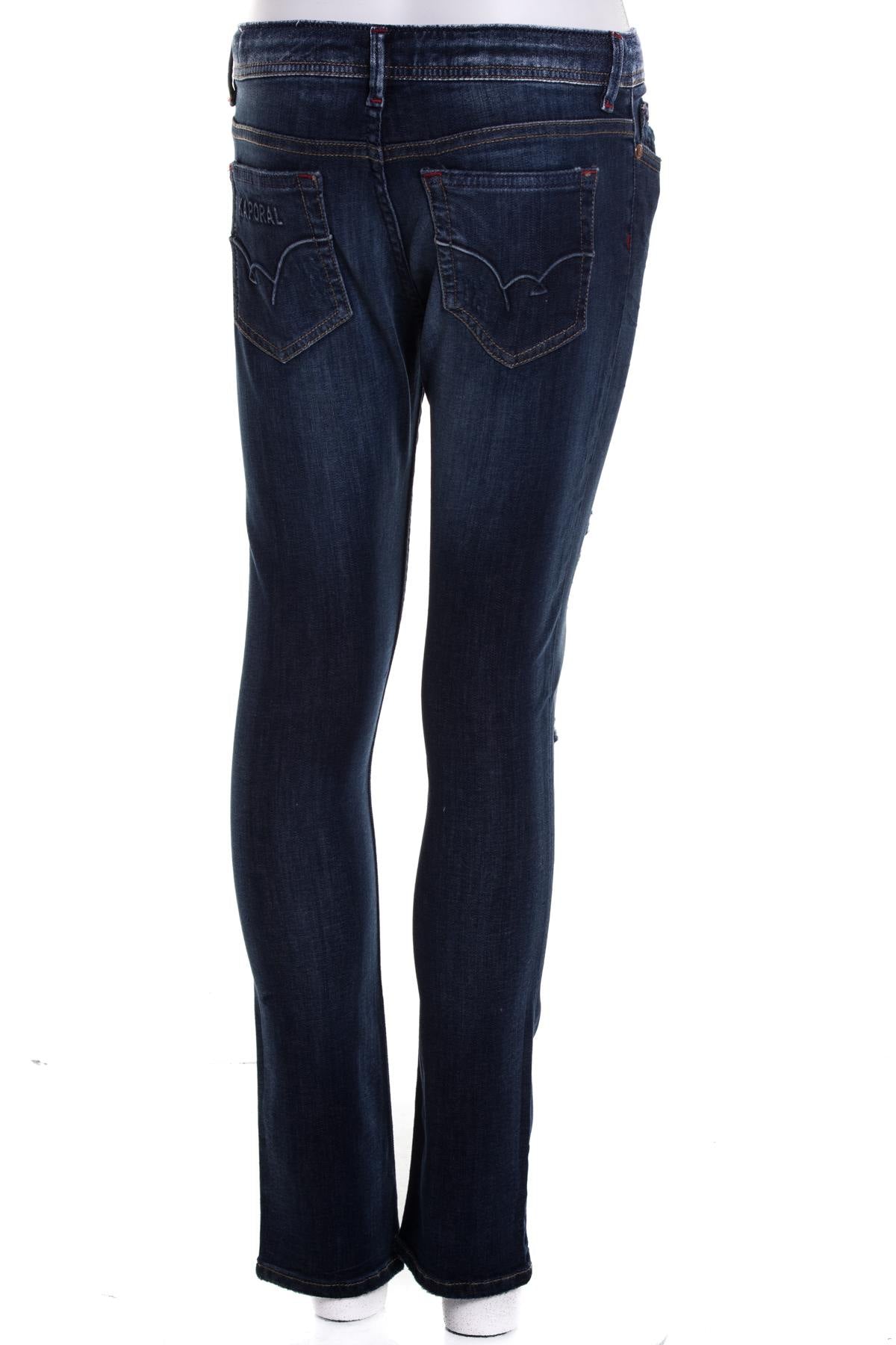 Kaporal blue children's jeans with ripped effect - Image n°2