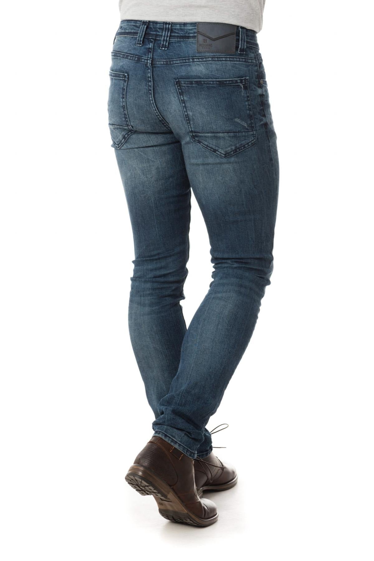  Distressed blue jeans - Image n°2