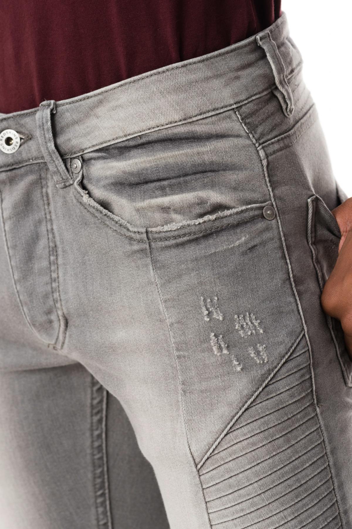 Redskins men's biker style jeans - Image n°6