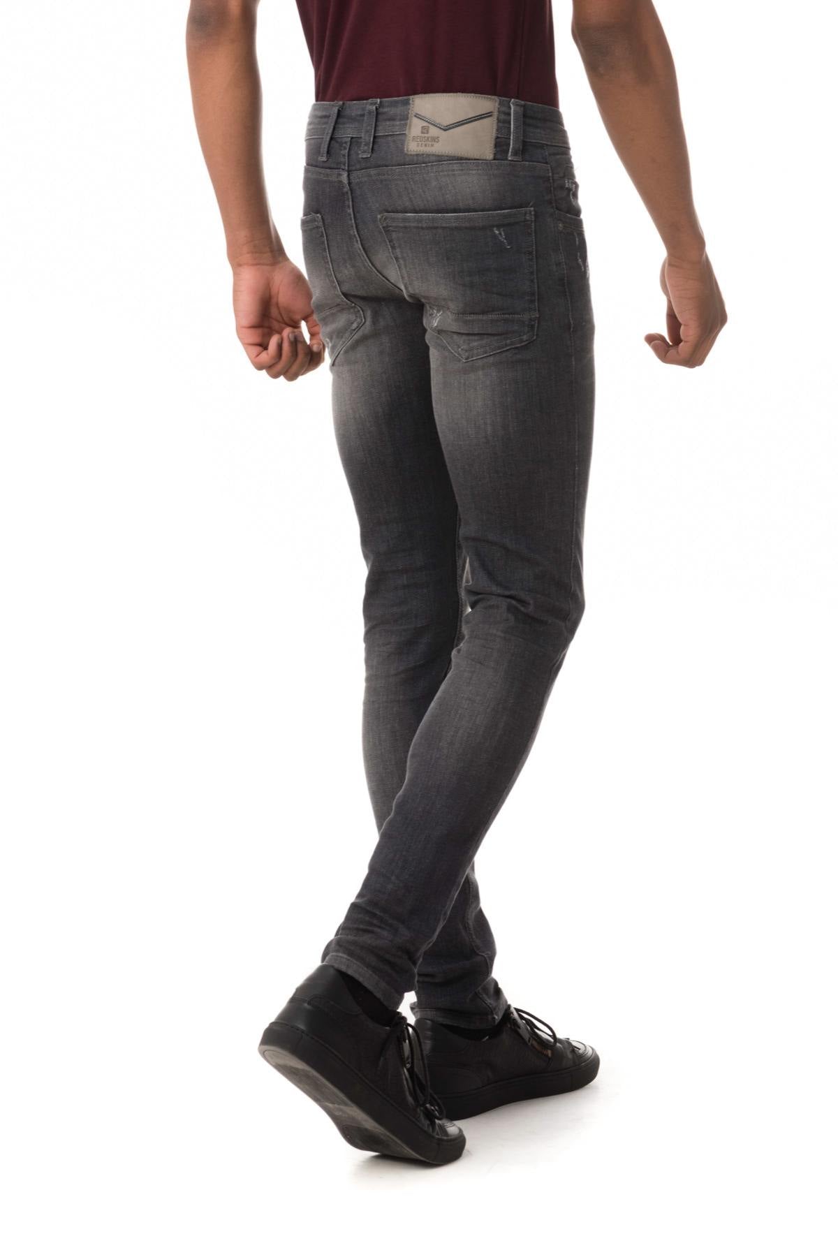 Redskins men's dark gray jeans - Image n°2