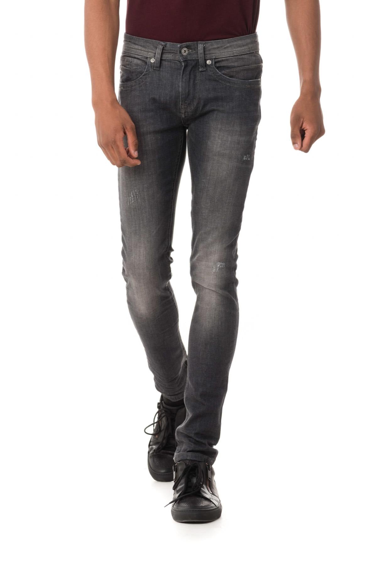 Redskins men's dark gray jeans - Image n°1