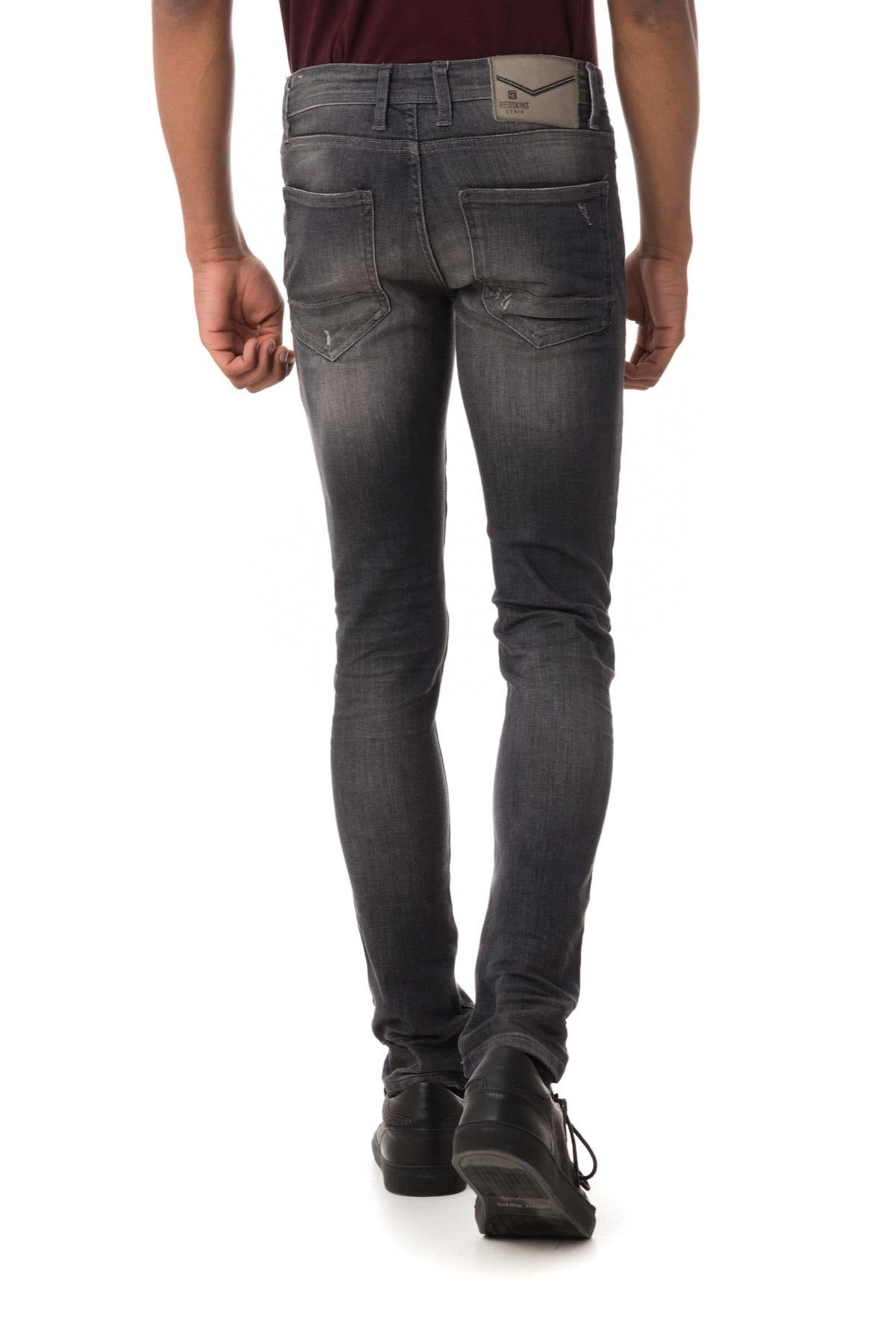 Redskins men's dark gray jeans - Image n°5