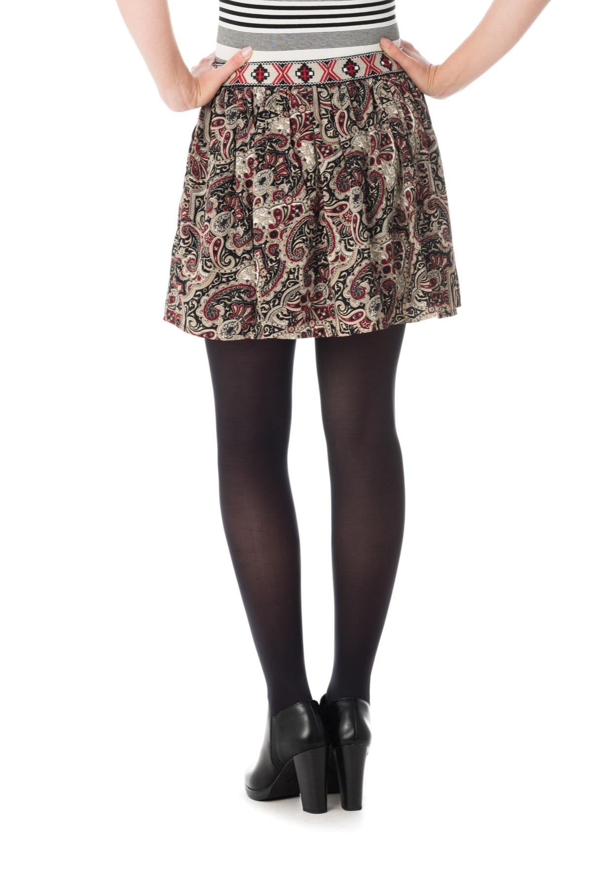 Short paisley print skirt - Image n°2