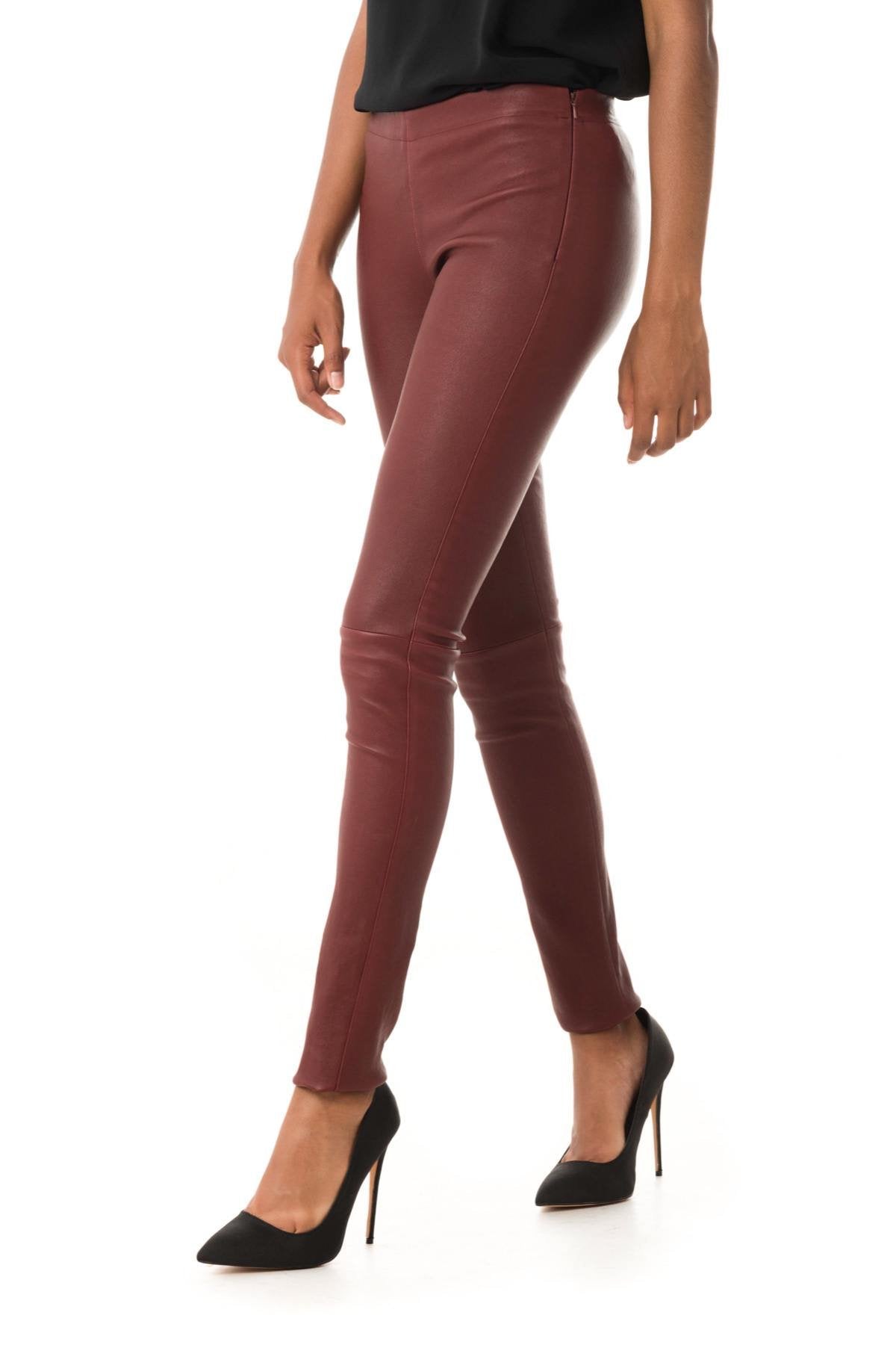 Burgundy Oakwood leggings - Image n°1