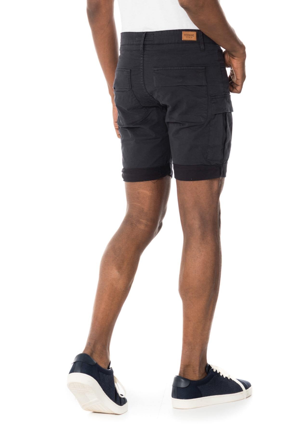 Men's navy blue Bermuda shorts - Image n°5