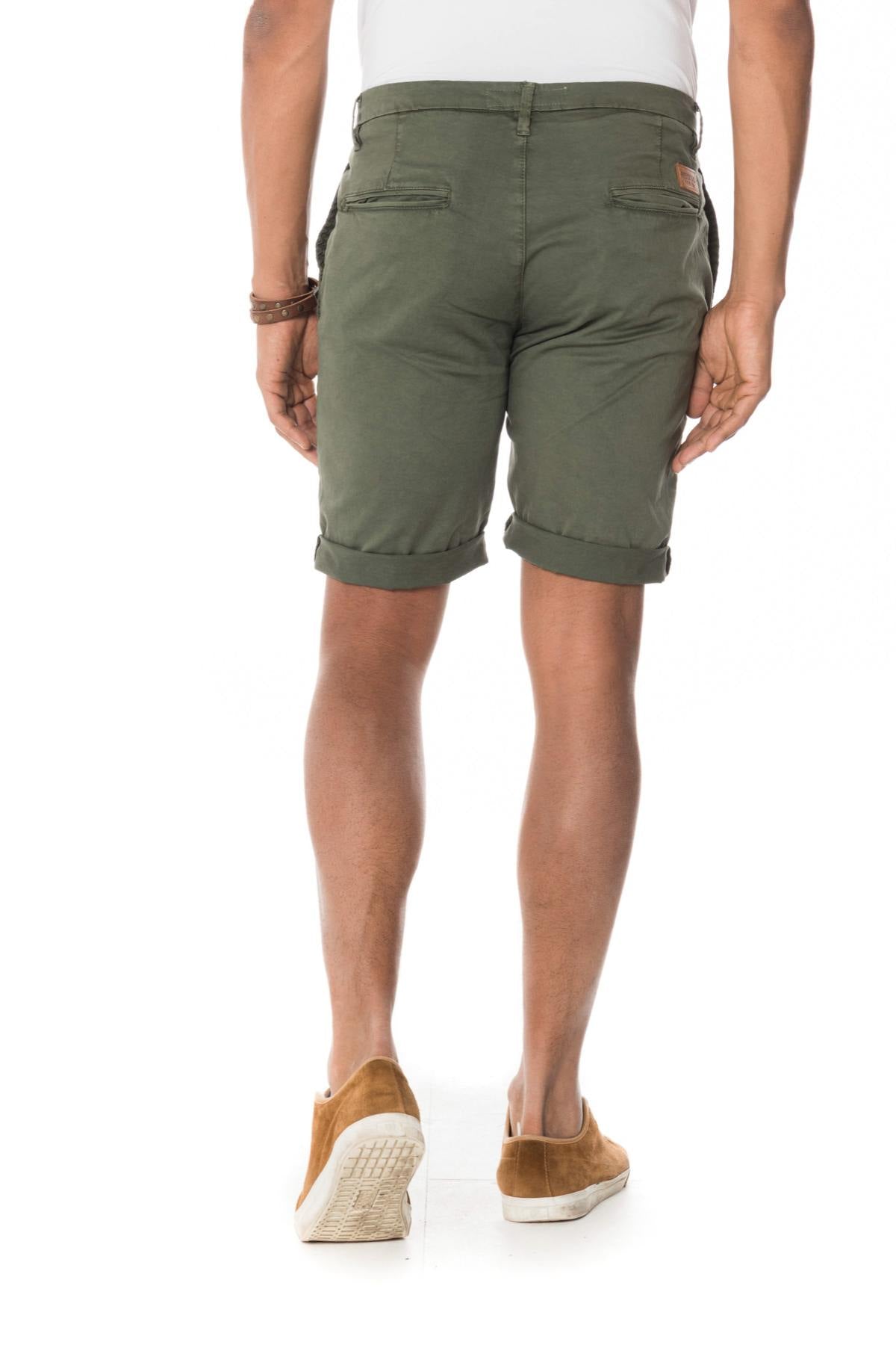 Men's khaki Bermuda shorts - Image n°5