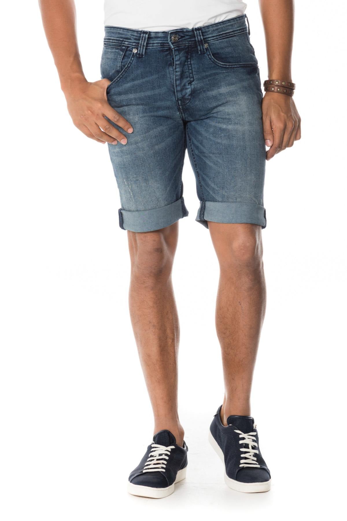 Redskins denim Bermuda shorts - Image n°4