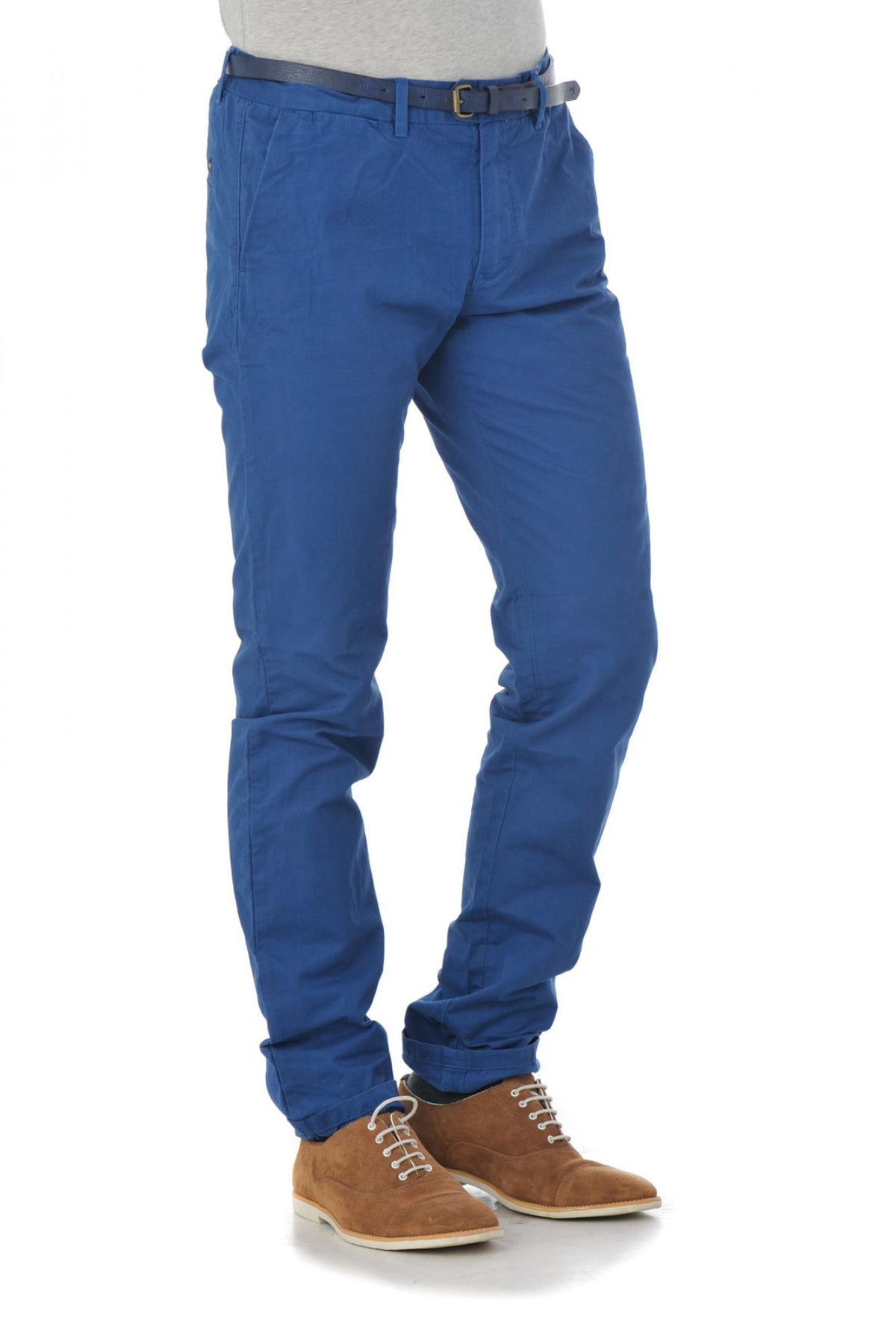 Scotch and Soda blue chino pants - Image n°1