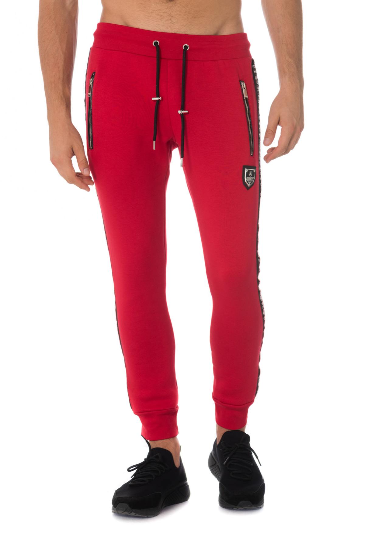 Red jogging pants with rhinestones Horspist - Image n°7