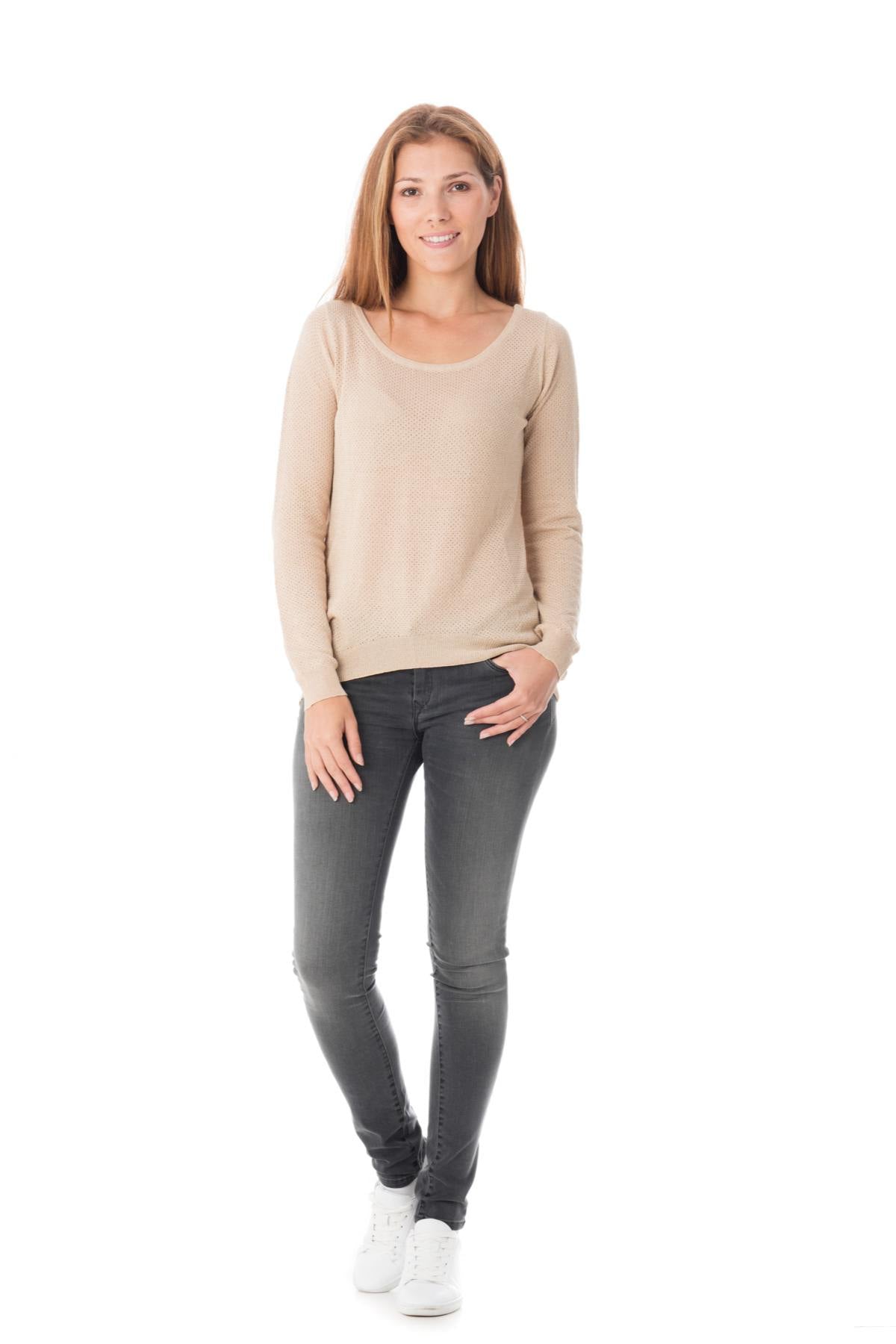 Kaporal women's gold-colored sweater - Image n°2