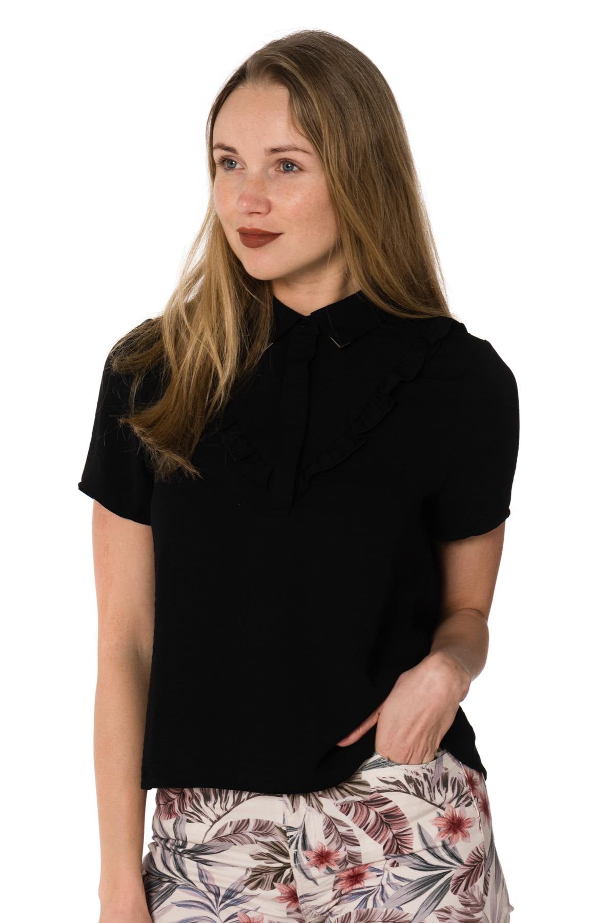 Elegant black blouse - Image n°5