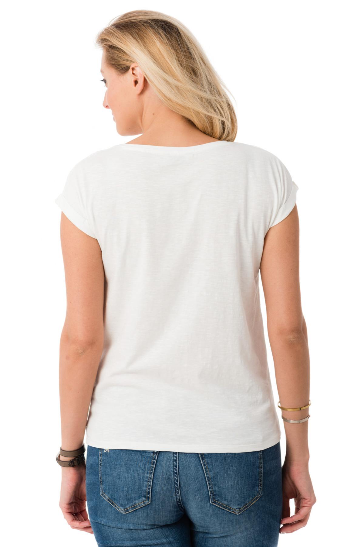 White t-shirt with print - Image n°3