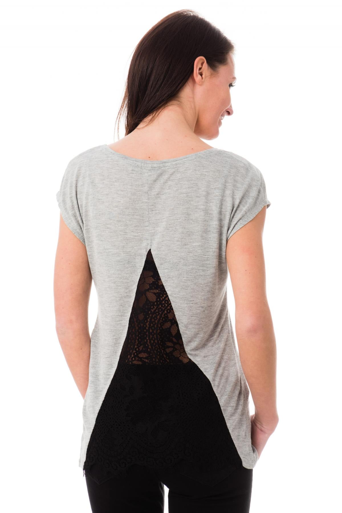 Simple and elegant gray Kaporal t-shirt - Image n°4