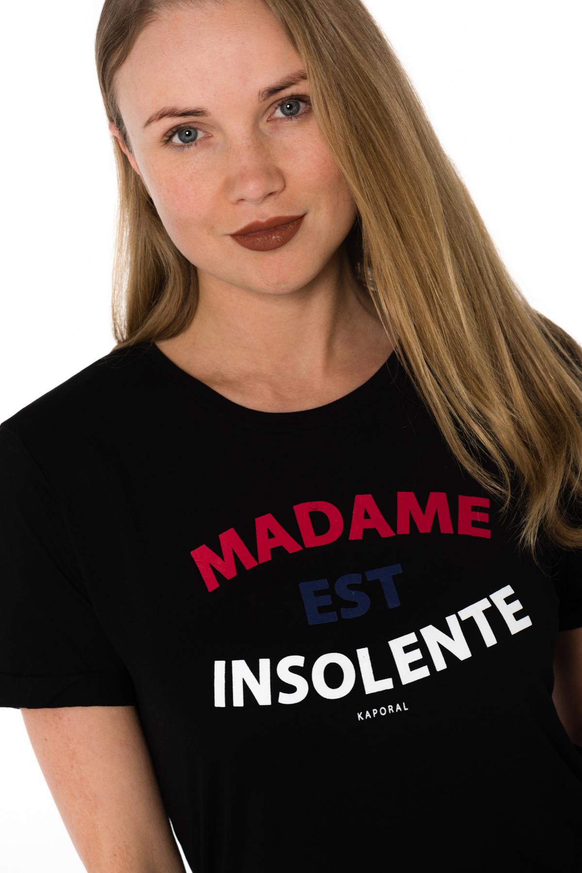 Madame Insolente black t-shirt - Image n°4