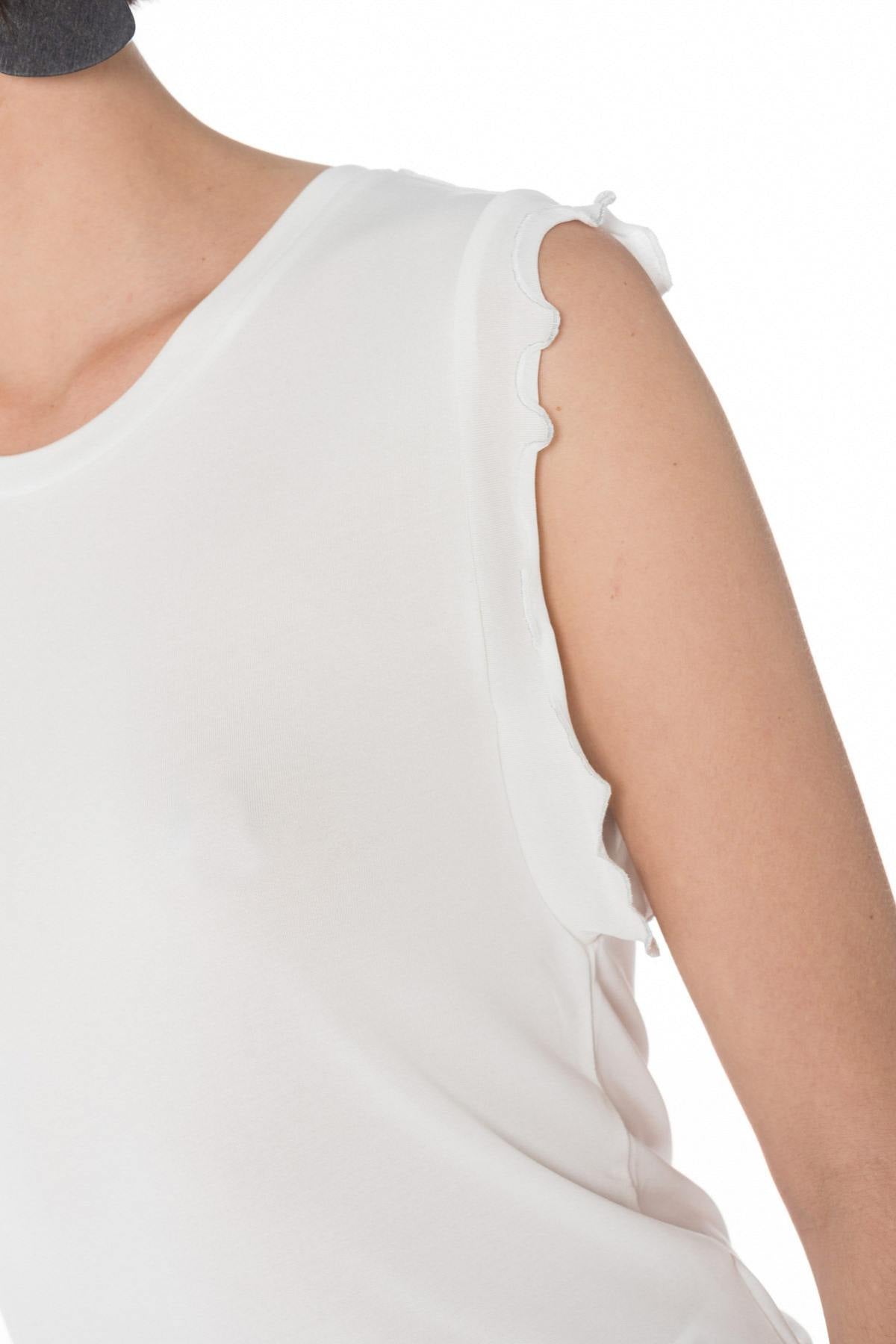 Women's chic white tank top - Image n°5